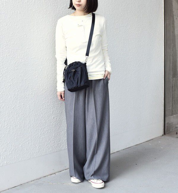 SHIPS Colors 「《予約》【WEB限定】SHIPS Colors:ナイロン ギャザー ミニ ショルダーバッグ◆」|ショルダー・メッセンジャー|