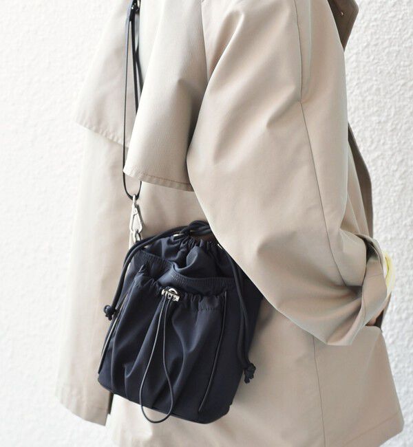 SHIPS Colors 「《予約》【WEB限定】SHIPS Colors:ナイロン ギャザー ミニ ショルダーバッグ◆」|ショルダー・メッセンジャー|