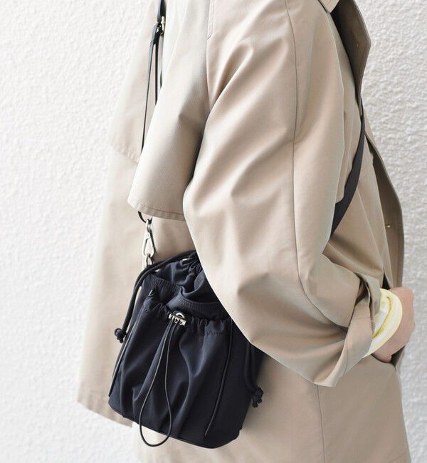 SHIPS Colors 「《予約》【WEB限定】SHIPS Colors:ナイロン ギャザー ミニ ショルダーバッグ◆」|ショルダー・メッセンジャー|