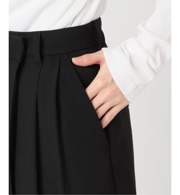 OUTDOOR PRODUCTS Usual Things「ツイルアシンメトリータックパンツ」|スラックス|