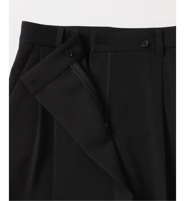 OUTDOOR PRODUCTS Usual Things「ツイルアシンメトリータックパンツ」|スラックス|