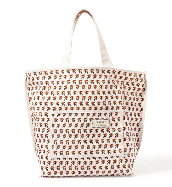 SOULEIADO「SOULEIADO プリント リバーシブルトートバッグ」|トートバッグ|