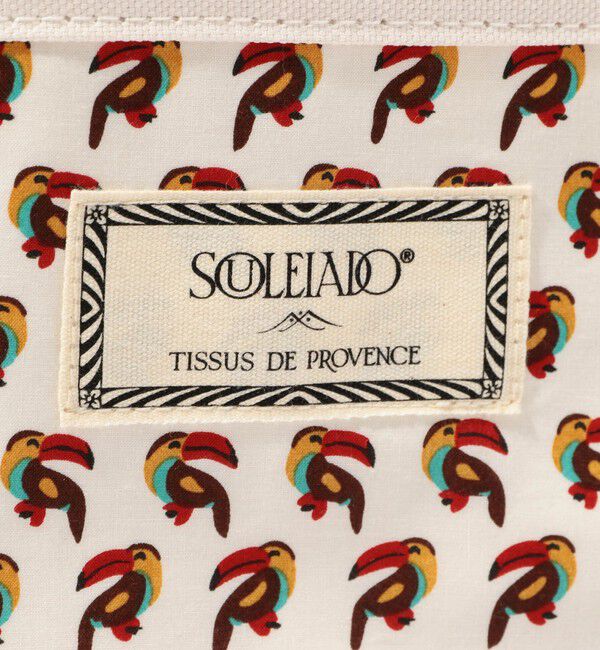 SOULEIADO「SOULEIADO プリント リバーシブルトートバッグ」|トートバッグ|