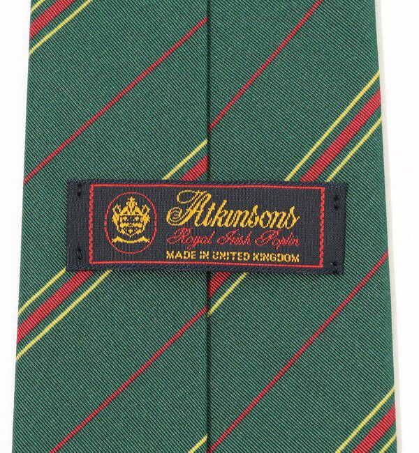 TOMORROWLAND GOODS「Atkinsons アイリッシュポプリン レジメンタルストライプネクタイ」|ネクタイ・蝶ネクタイ|