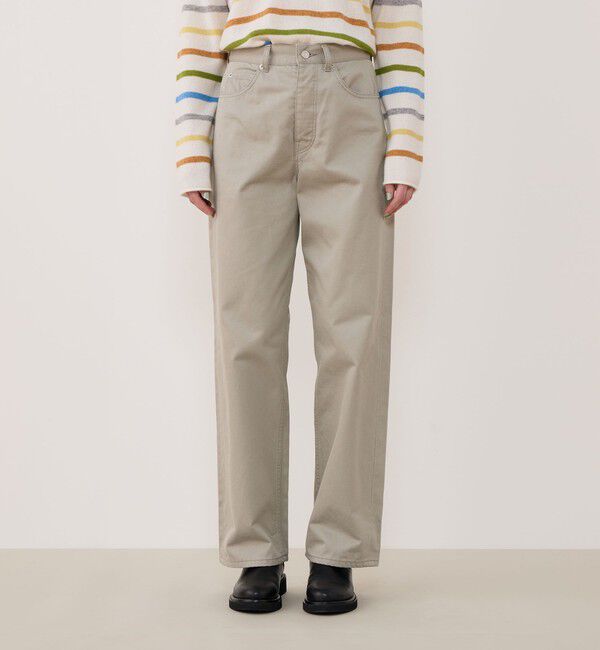 GALERIE VIE「ブラッシュドツイル セミワイドパンツ」|その他|