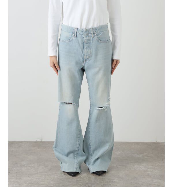  「TANAKA FLARE JEAN TROUSERS ST-107-25-IC：デニムパンツ」|デニム|