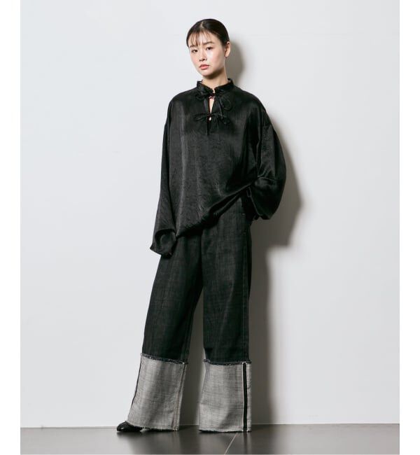  「LIVINGTONE DOLK-TURN UP LONG LT-DOLK-05：デニムパンツ」|デニム|