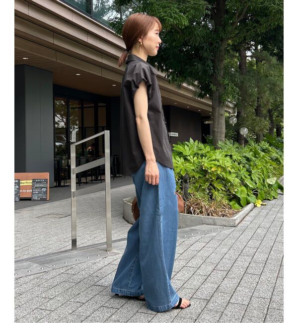 SLOBE IENA「《WEB限定/追加2》バルーンスリーブブラウス」|シャツ・ブラウス|