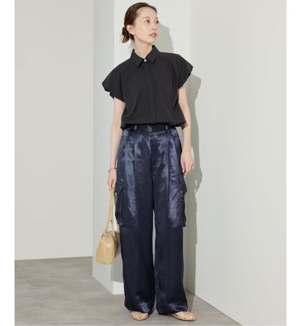 SLOBE IENA「《WEB限定/追加2》バルーンスリーブブラウス」|シャツ・ブラウス|