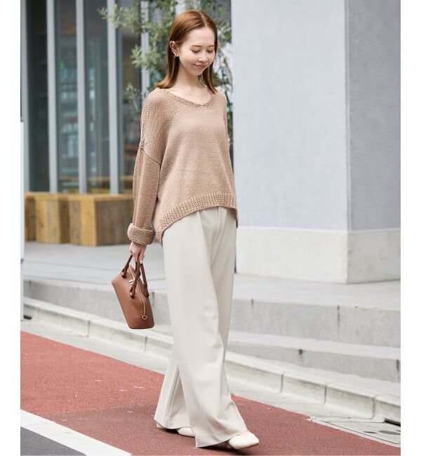 SLOBE IENA「《WEBのみ4サイズ展開/WEB限定カラー有り》DOUBLECLOTHパンツ」|その他|