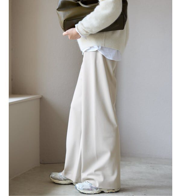 SLOBE IENA「《WEBのみ4サイズ展開/WEB限定カラー有り》DOUBLECLOTHパンツ」|その他|