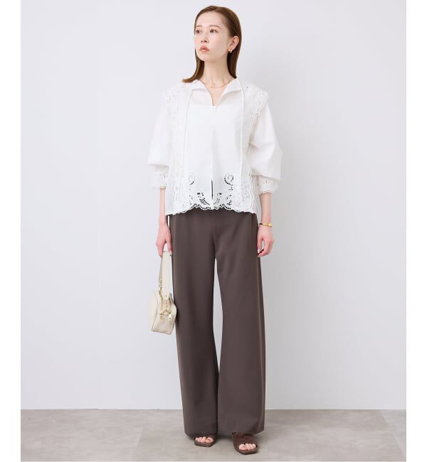 SLOBE IENA「《WEBのみ4サイズ展開/WEB限定カラー有り》DOUBLECLOTHパンツ」|その他|