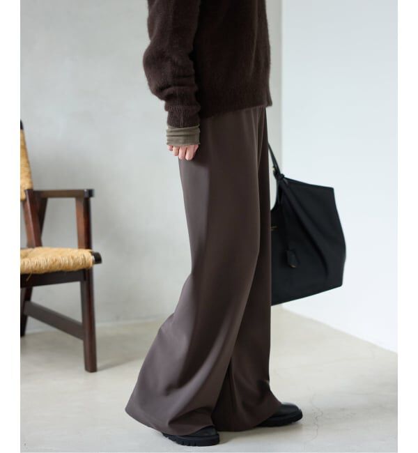 SLOBE IENA「《WEBのみ4サイズ展開/WEB限定カラー有り》DOUBLECLOTHパンツ」|その他|