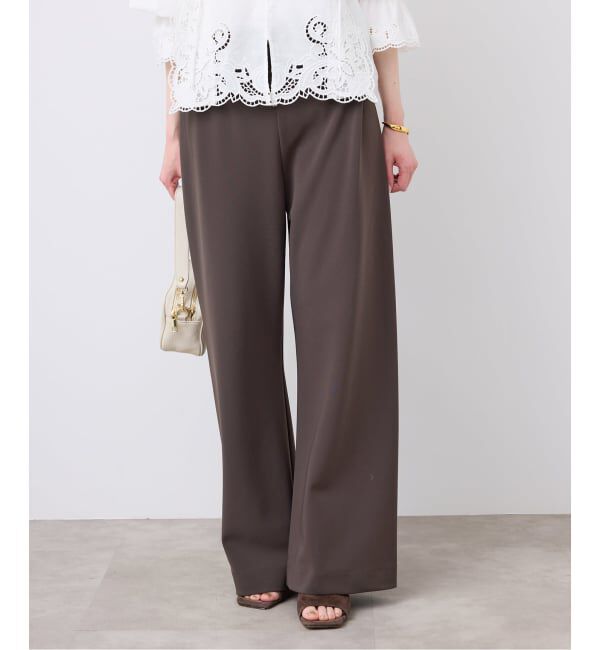 SLOBE IENA「《WEBのみ4サイズ展開/WEB限定カラー有り》DOUBLECLOTHパンツ」|その他|ブラウン