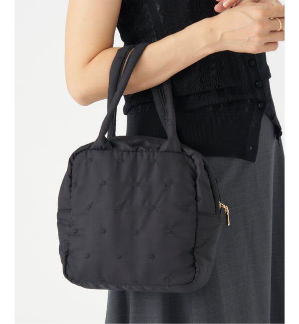 IENA「ドットキルトジップバッグ」|その他|