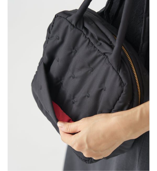 IENA「ドットキルトジップバッグ」|その他|