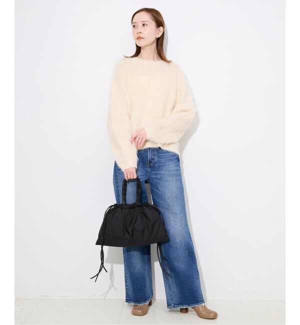 SLOBE IENA「LENK スクエアナイロンバッグ」|トートバッグ|