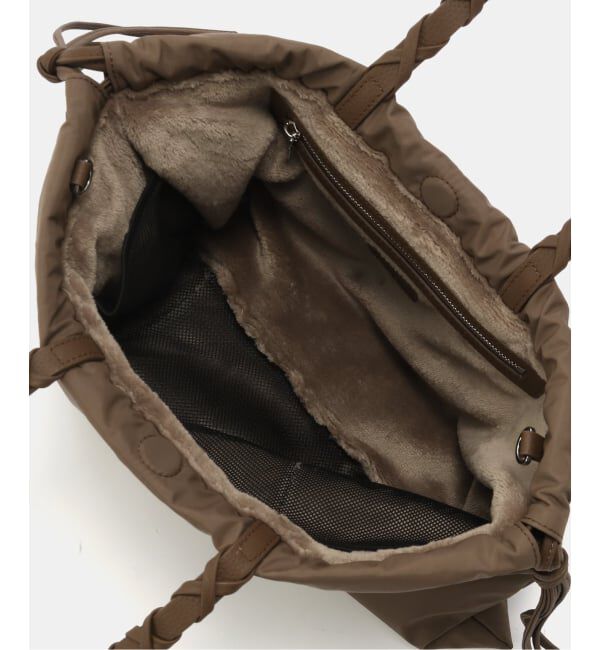 SLOBE IENA「LENK スクエアナイロンバッグ」|トートバッグ|