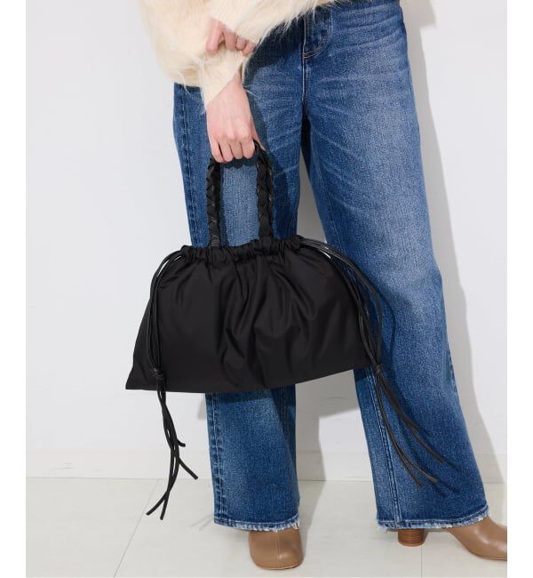 SLOBE IENA「LENK スクエアナイロンバッグ」|トートバッグ|