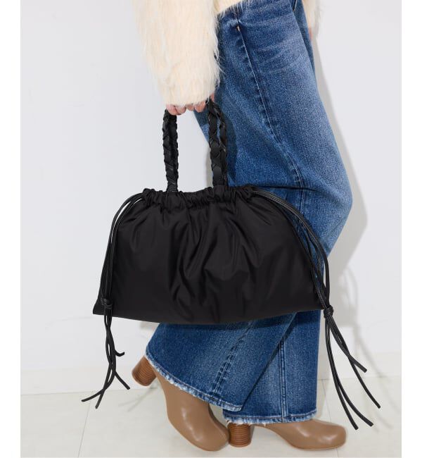 SLOBE IENA「LENK スクエアナイロンバッグ」|トートバッグ|