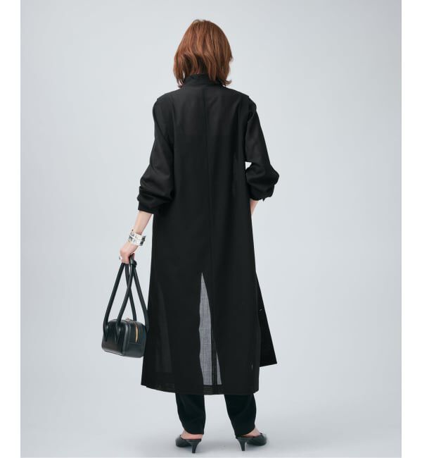 VERMEIL par iena「Room no.8 BLACK ルームエイト ブラック シアードレス BR8O-248-5501」|ワンピース|