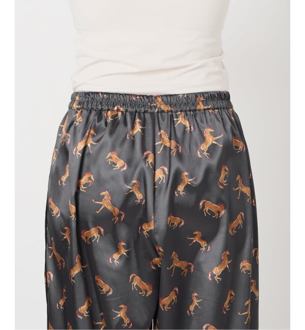 VERMEIL par iena「Horsey Pattern パンツ」|スラックス|