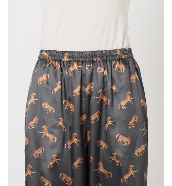 VERMEIL par iena「Horsey Pattern パンツ」|スラックス|