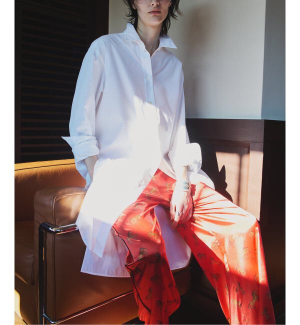 VERMEIL par iena「Horsey Pattern パンツ」|スラックス|