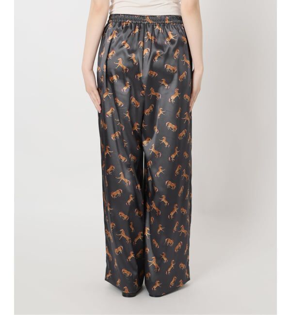 VERMEIL par iena「Horsey Pattern パンツ」|スラックス|