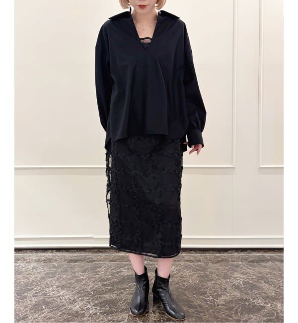 IENA LA BOUCLE「BAUM UND PFERDGARTEN/バウム ウンド ヘルガーデン fancy organza ドレス」|ワンピース|