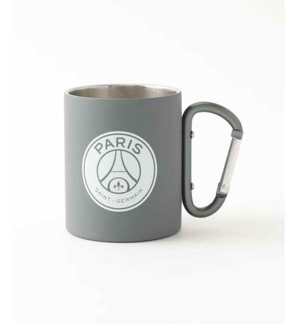 Paris Saint-Germain「【Paris Saint-Germain / パリ・サン＝ジェルマン】 JAPAN CARABINER MUG RUBBER」|食器・キッチングッズ|グレーB