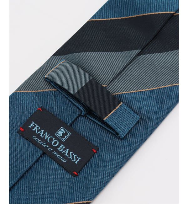 EDIFICE「FRANCO BASSI (フランコ バッシ) C/Si ストライプ タイ」|ネクタイ・蝶ネクタイ|