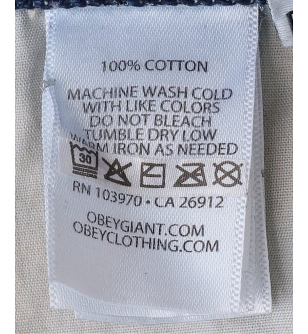 Oriens JOURNAL STANDARD「【OBEY / オベイ】CLASSIC BAGGY SPRAY DENIM　142010113」|デニム|