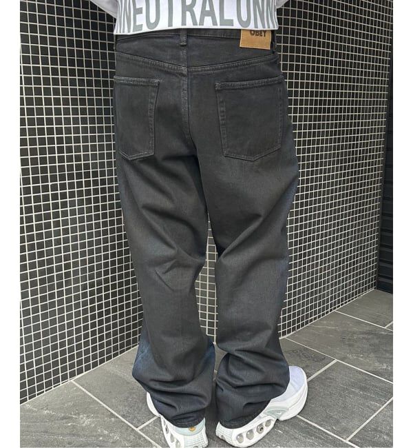Oriens JOURNAL STANDARD「【OBEY / オベイ】CLASSIC BAGGY SPRAY DENIM　142010113」|デニム|
