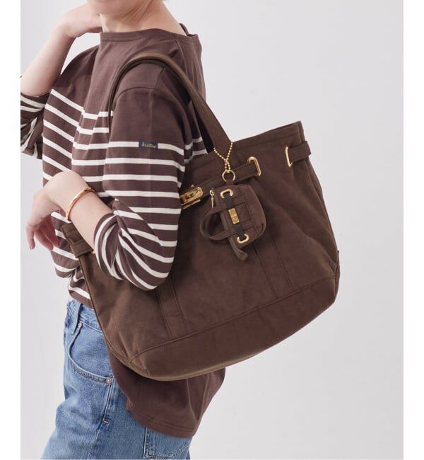 journal standard L'essage「《追加2》別注【SITA PARANTICA】スエードライク チャームツキトートM」|トートバッグ|