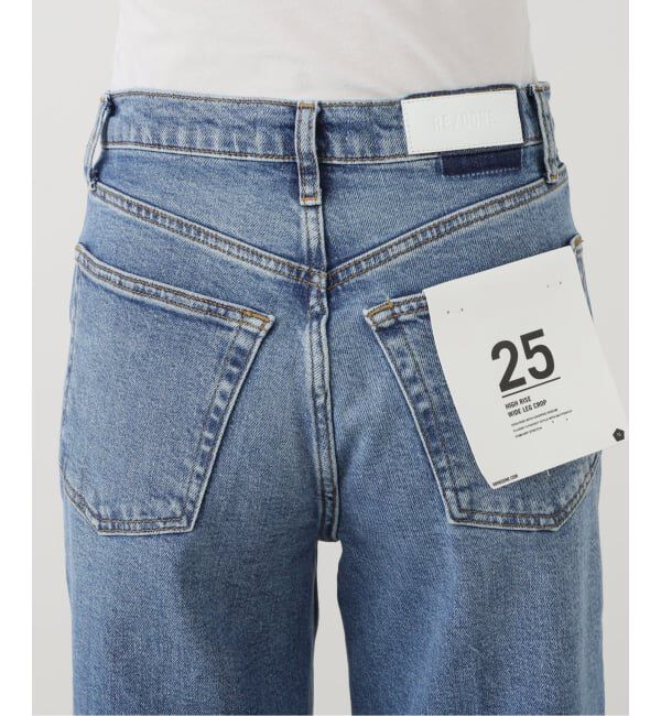 journal standard L'essage「【RE/DONE リダン】 HIGH RISE WIDE LEG CROP」|デニム|