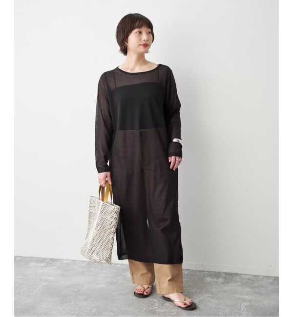 Spick and Span「シアーニットワンピース」|ワンピース|