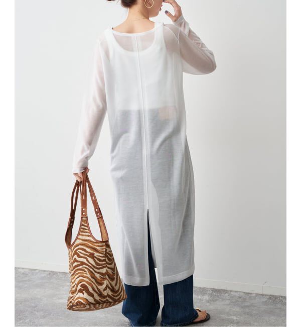 Spick and Span「シアーニットワンピース」|ワンピース|