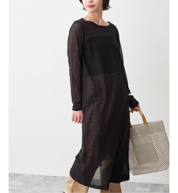 Spick and Span「シアーニットワンピース」|ワンピース|