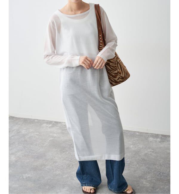 Spick and Span「シアーニットワンピース」|ワンピース|