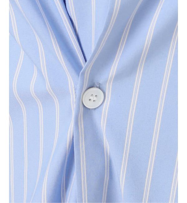 Glyph「《一部店舗+WEB限定》Glyph Stripe x Flower Print Shirt Dress」|ワンピース|