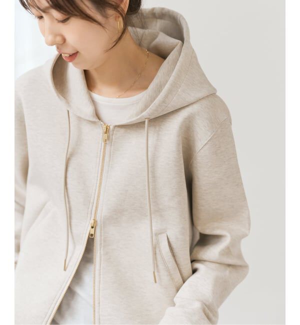 Spick and Span「《WEB限定 / 追加2予約》ストレッチジップフードパーカー」|パーカー|