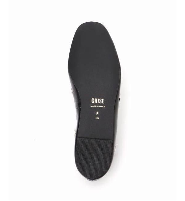 GRISE「GRISEレザーCLOVERスタッズフラット」|その他|