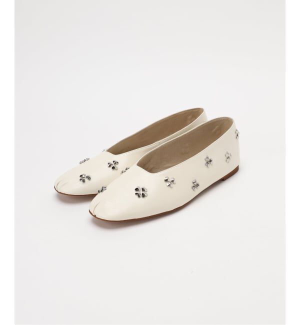 GRISE「GRISEレザーCLOVERスタッズフラット」|その他|