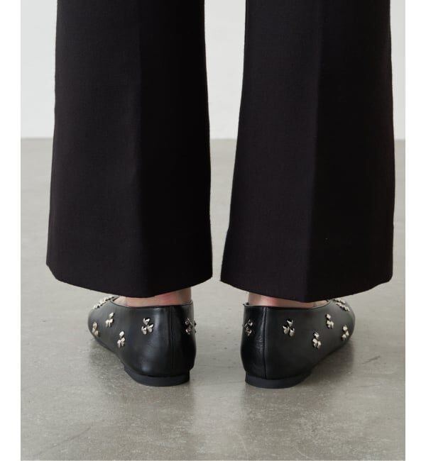 GRISE「GRISEレザーCLOVERスタッズフラット」|その他|