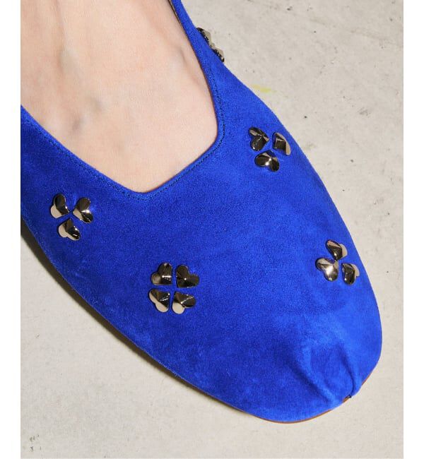 GRISE「GRISEレザーCLOVERスタッズフラット」|その他|