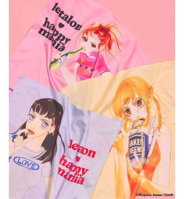  「LE TALON&times;HAPPY MANIAコットンハンカチ」|ハンカチ|