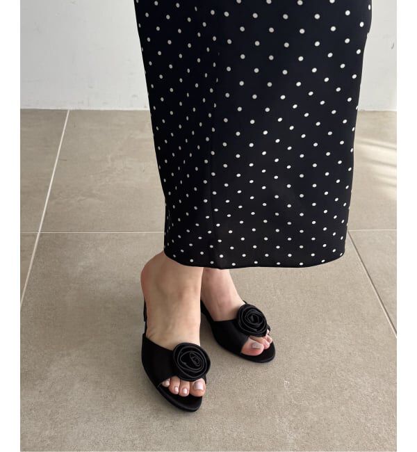  「《WEB限定》Le decore / ル デコレpuffy rose mule サンダル」|サンダル|