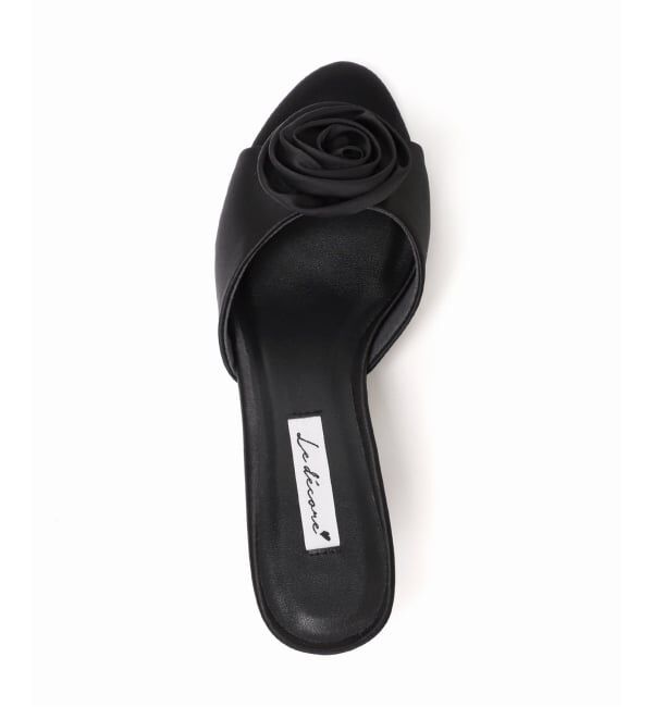  「《WEB限定》Le decore / ル デコレpuffy rose mule サンダル」|サンダル|