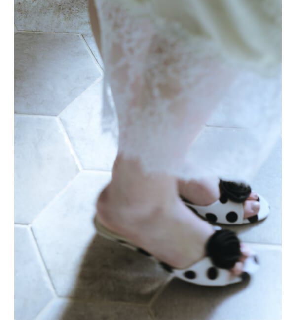  「《WEB限定》Le decore / ル デコレpuffy rose mule サンダル」|サンダル|